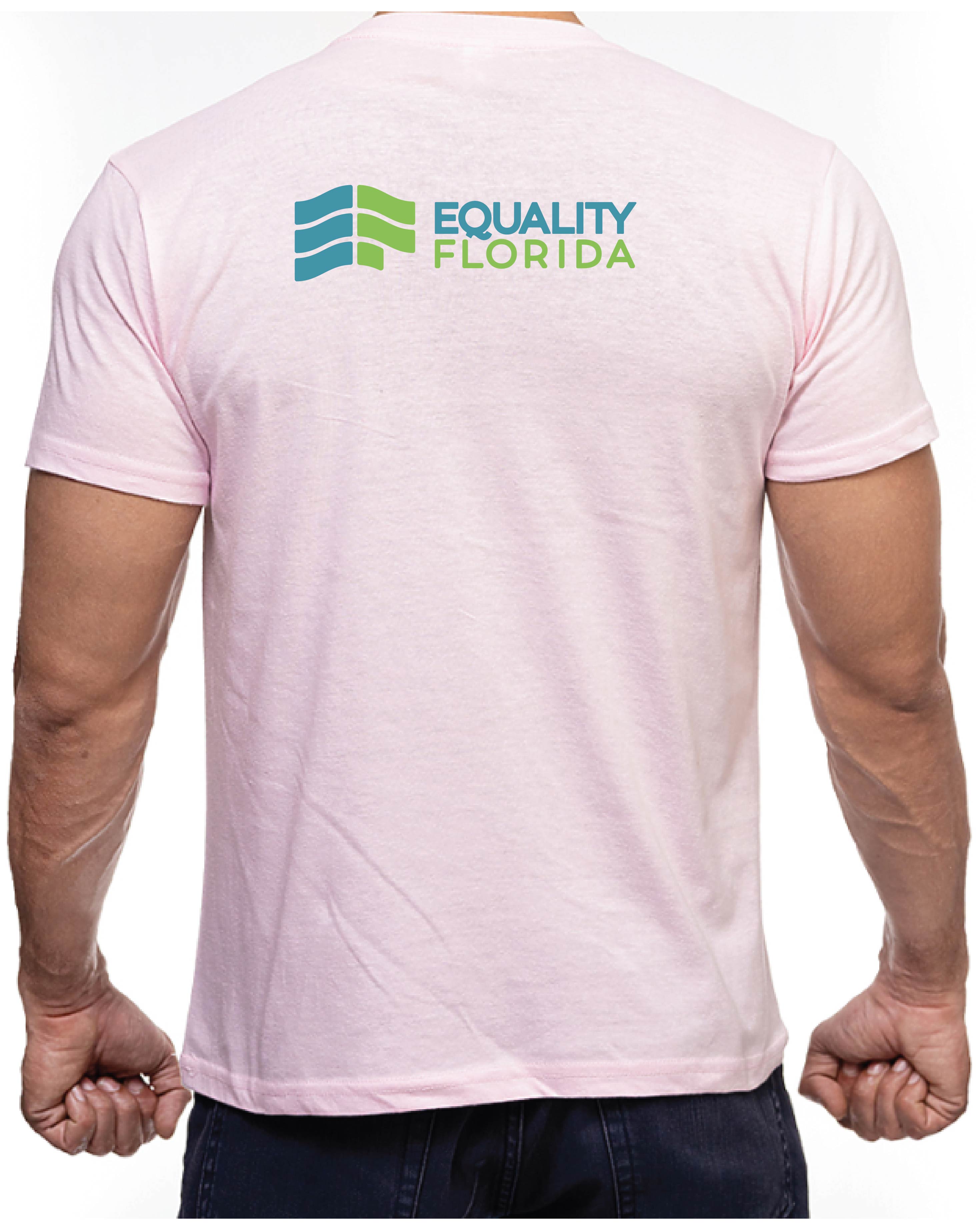 EQFL Rainbow Florida T-Shirt Pink
