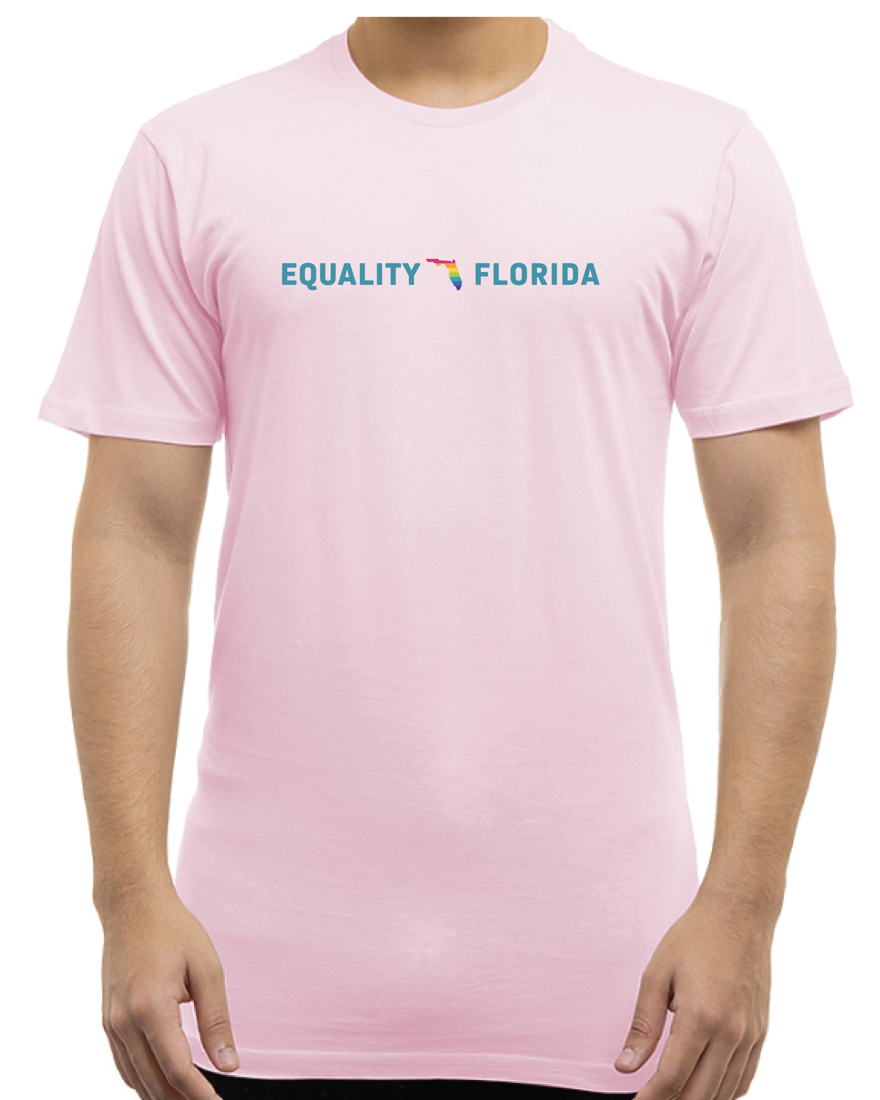 EQFL Rainbow Florida T-Shirt Pink