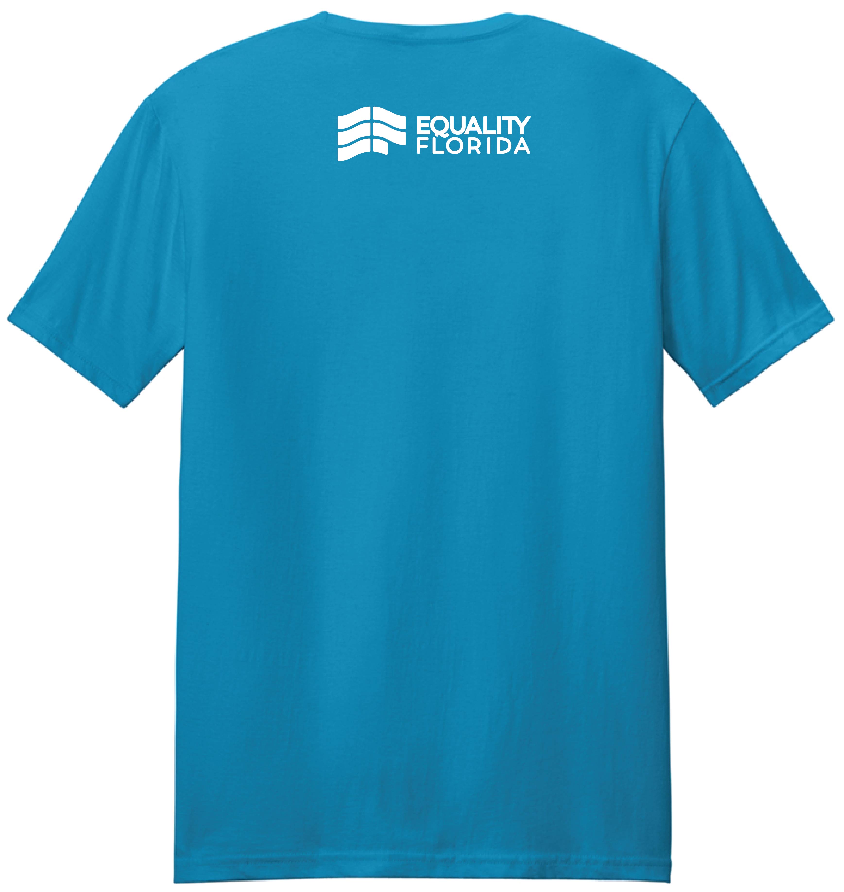 EQFL Rainbow Florida T-Shirt Sapphire