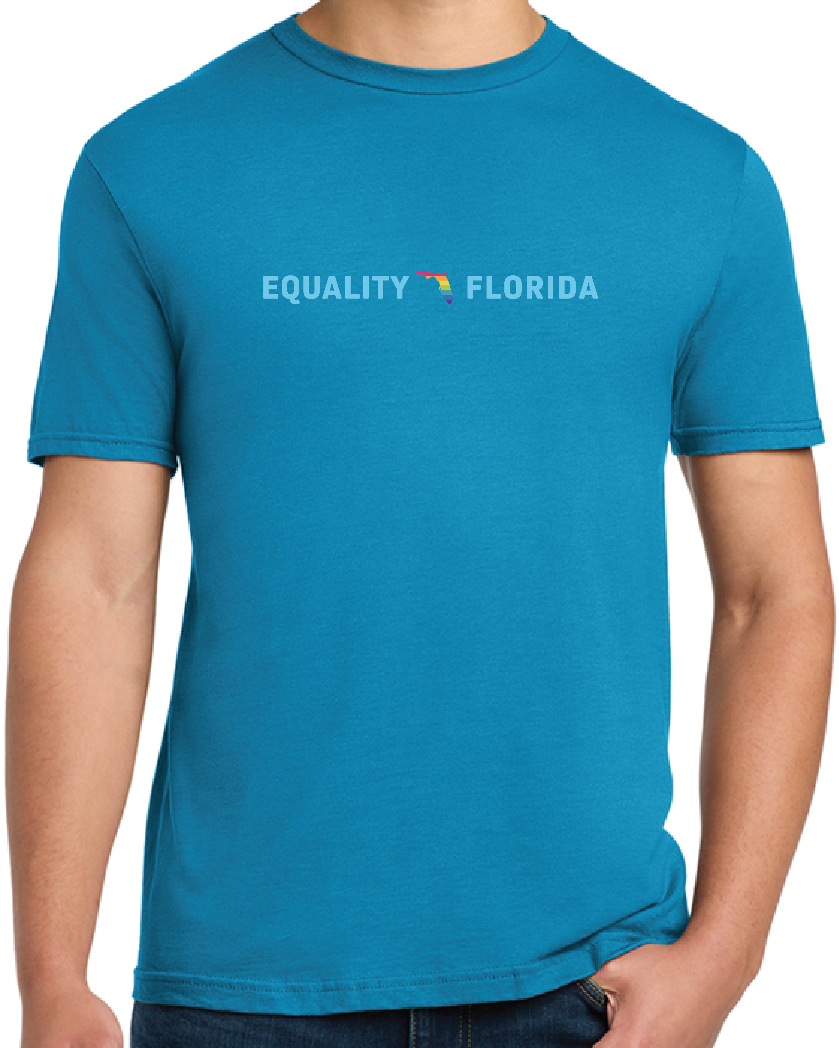 EQFL Rainbow Florida T-Shirt Sapphire