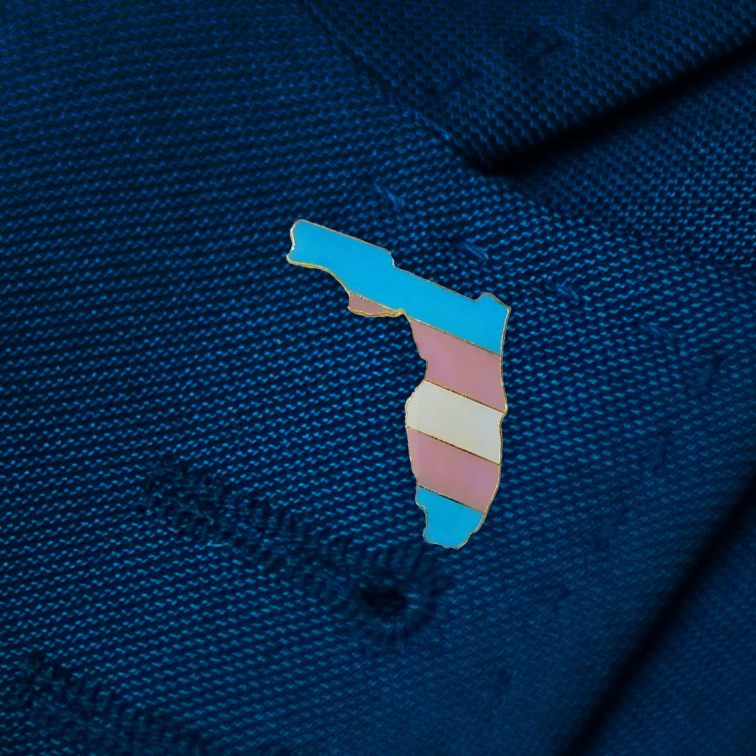 Transgender Florida Enamel Pin