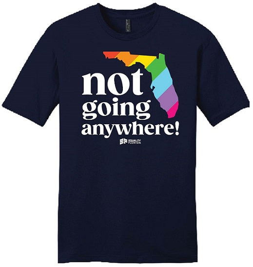 Not Going Anywhere Navy T-Shirt