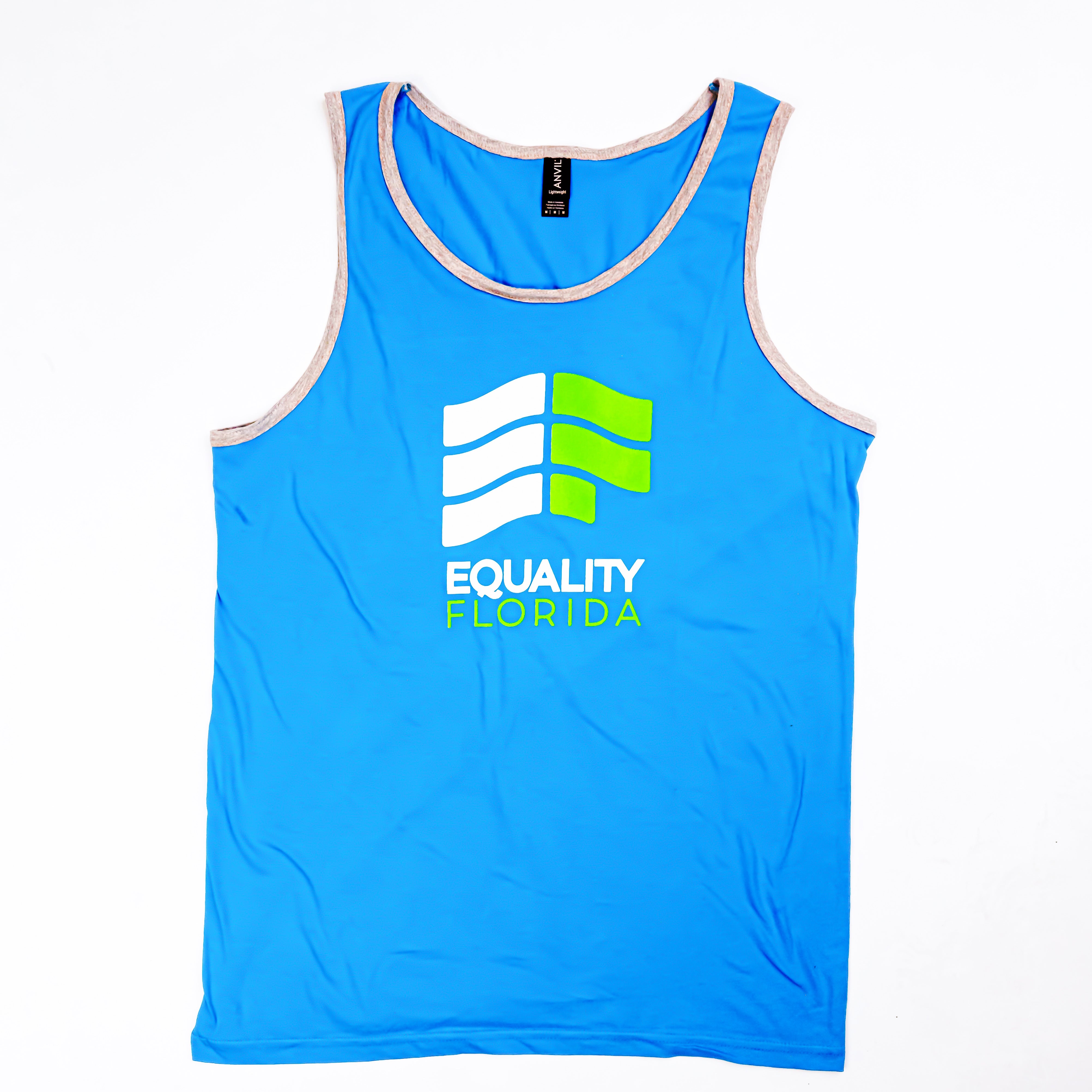 Men's Caribbean Blue Logo Tank Top