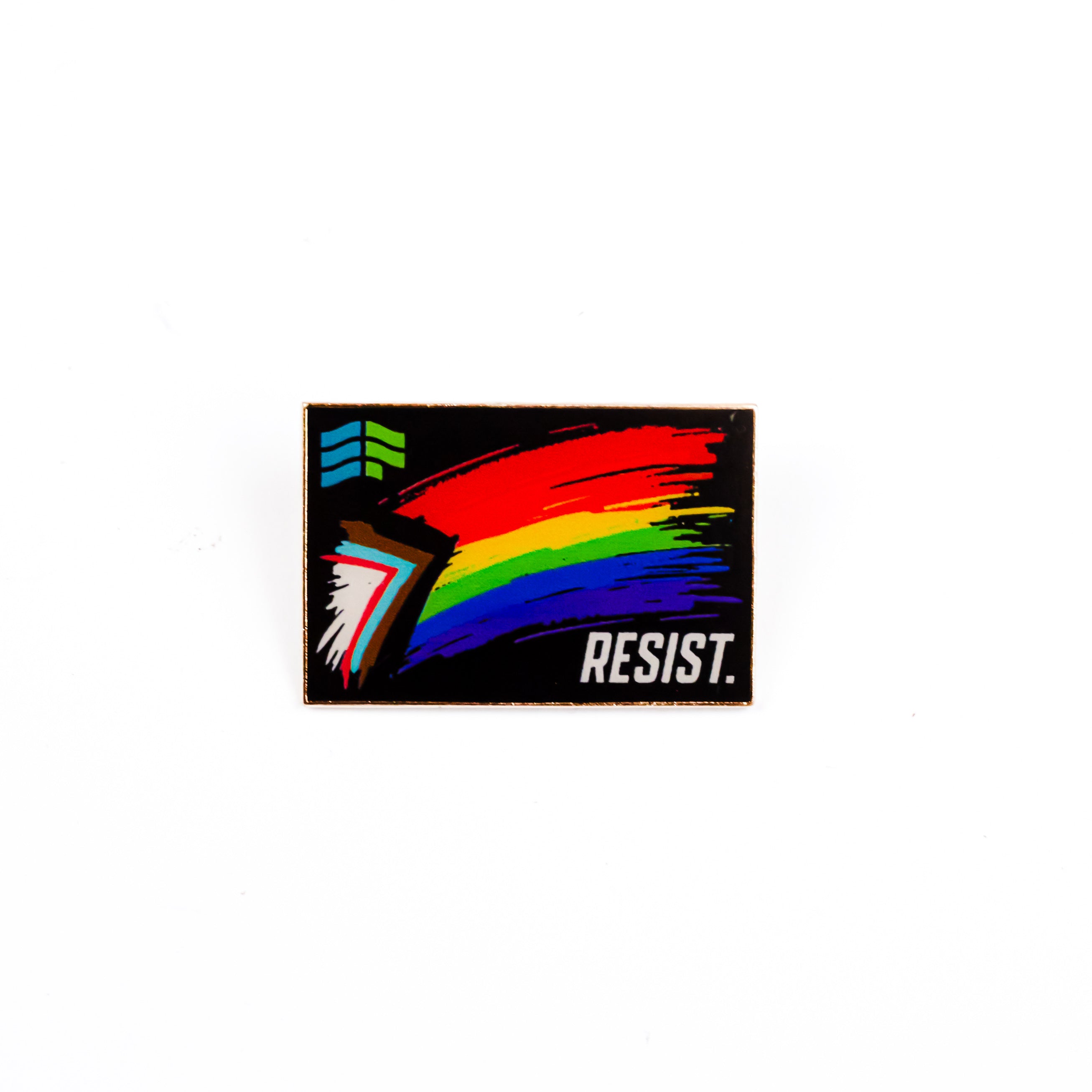 RESIST Enamel Pin