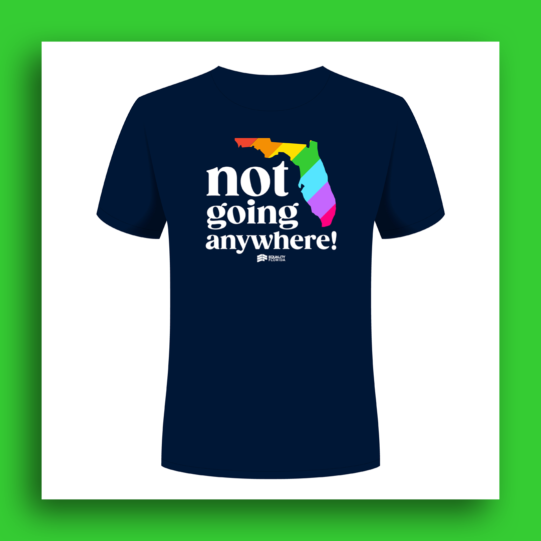 Not Going Anywhere Navy T-Shirt