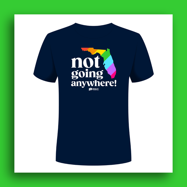 Not Going Anywhere Navy T-Shirt