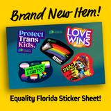Equality Florida Sticker Sheet