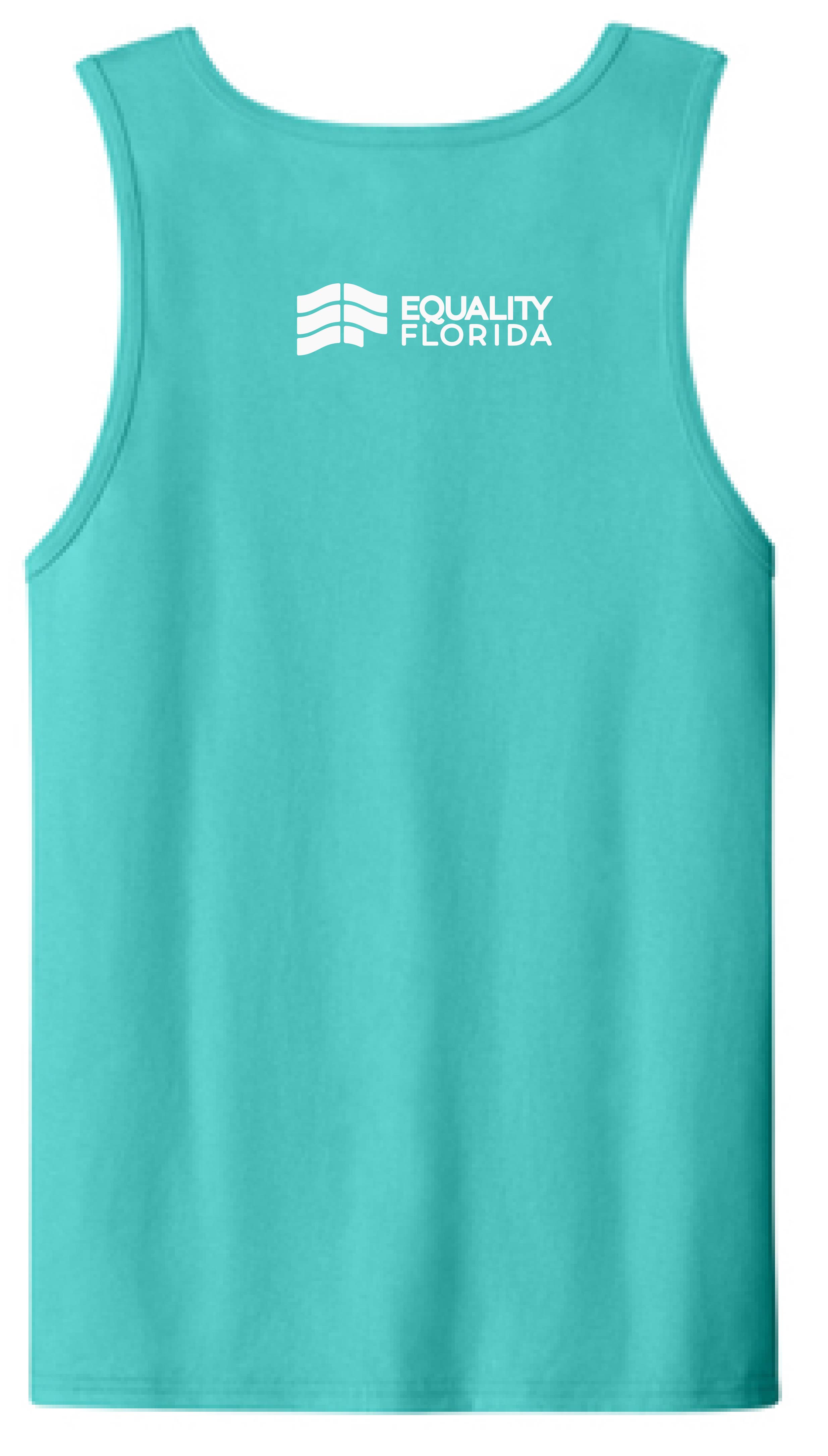 RESIST Teal Tank Top